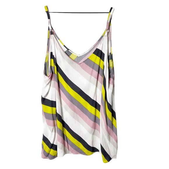 Torrid Colorful Sophie Swing Striped Women Blouse Size 5 - Picture 2 of 6
